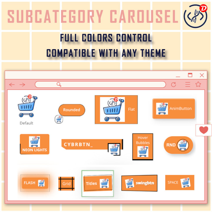 Sub Category Carousel Module for PrestaShop – Elegant & Responsive