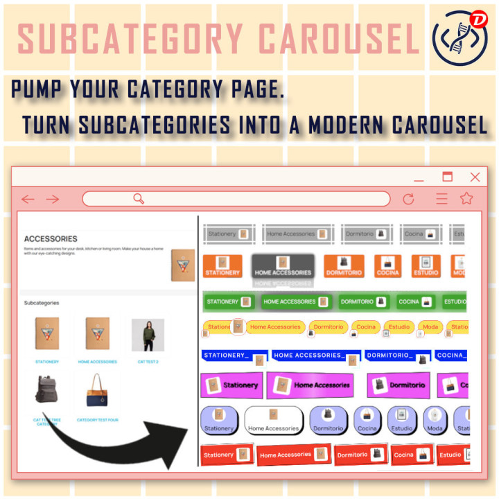 Sub Category Carousel Module for PrestaShop – Elegant & Responsive