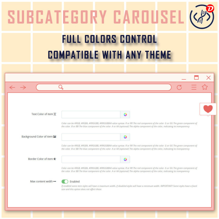 Sub Category Carousel Module for PrestaShop – Elegant & Responsive