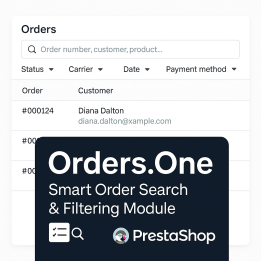 Orders.One – Smart Order Search & Filtering Module for PrestaShop