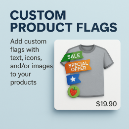 Custom Product Flags – Enhance Product Visibility with Badges & Labels
