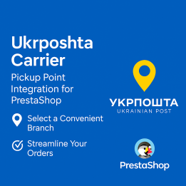 Ukrposhta Carrier – Pickup Point Integration for PrestaShop