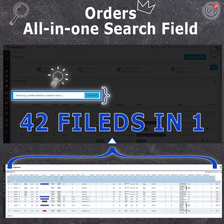 Orders.One – Smart Order Search & Filtering Module for PrestaShop