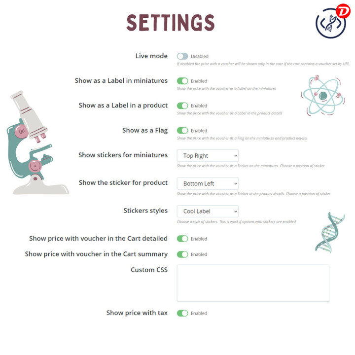 Set Cart Rule by Link – Auto Coupon & Discount Sticker