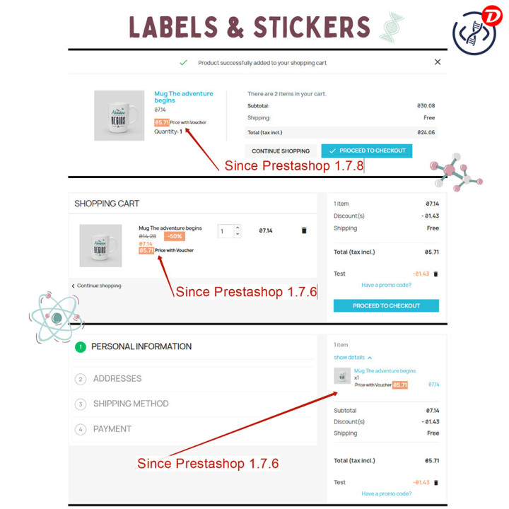 Set Cart Rule by Link – Auto Coupon & Discount Sticker