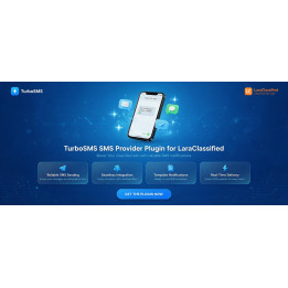 TurboSMS - LaraClassified SMS provider plugin