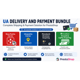 UA delivery and payment Nova Ta Ukr Poshta + Privat24 + Monobank