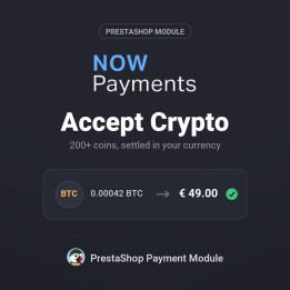NOWPayments Crypto Module for PrestaShop – 200+ Coins